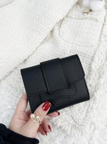 Ví bỏ túi màu đen Ví nhỏ gấp đôi mỏng dành cho nữ Ví nhẹ, di động đựng thẻ tín dụng, Ví ngắn thời trang hiện đại dễ thương làm quà tặng sinh nhật kỷ niệm cho phụ nữ, doanh nhân, kỷ niệm ngày lễ tình nhân, quà tặng sinh nhật, quà tặng cho cặp đôi, cho các cô gái, cho các quý cô, cho các bạn nữ, túi đựng đồ dùng học tập, cho phòng ký túc xá và quà tặng trở lại trường, túi đựng quà tặng cho phụ nữ, ví, ví nhỏ - màu đen - Xem 3