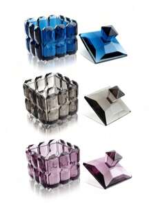 1 Pieza Caja De Almacenamiento De Superficie De Diamante De Resina Cristalina De Pegamento De Gota Epoxi Con Espejo Molde De Silicona