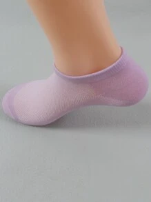 20 đôi tất ngắn cho nữ, nhiều màu, thời trang thường ngày, tất ống ngắn mỏng cổ thấp mùa hè - Nhiều màu - Xem 4