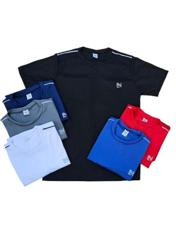 Kit 6 Camiseta camisa Masculinas Dry Fit Academia LN Listra