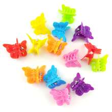 100 piezas de color al azar con mariposa Pinzas de cabello , rosado color mini dulce Horquillas para niñas Accesorios de pelo