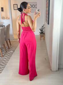 Women Jumpsuits - Bụi hồng - Xem 2