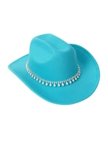 Mũ Fedora Nữ - Màu xanh ngọc - Xem 2