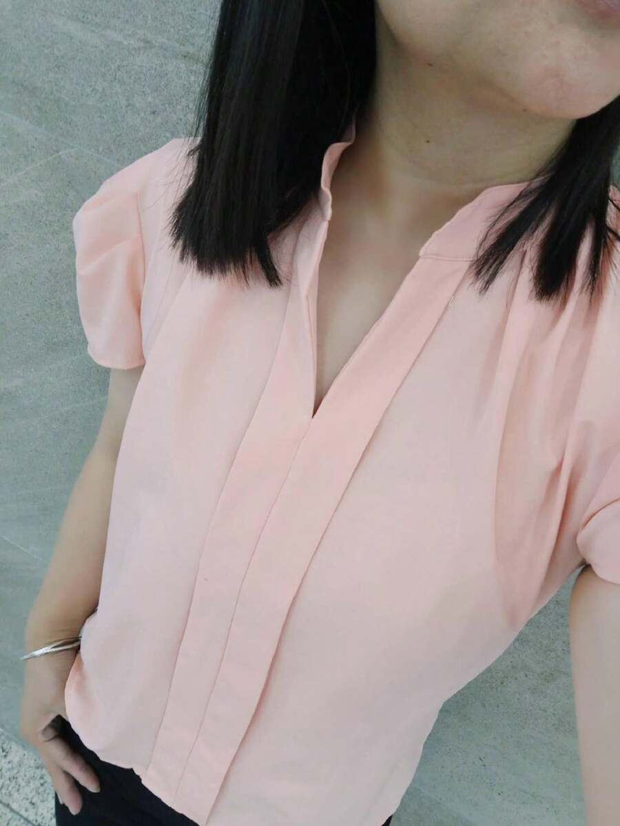 Women T-Shirts - Màu Hồng baby - Xem 1