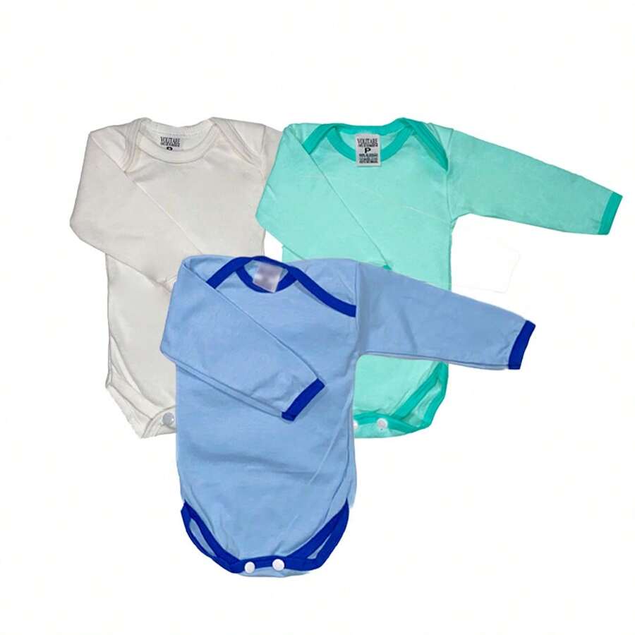 Baby Girls Bodysuits - Blue - View 1