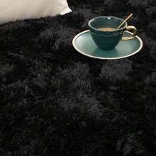 Decorative Rug 120 X 160 Cm Living Room And Bedroom - 黑色 - 查看 2