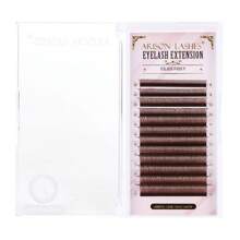 ARISON Brown 0.07mm YY Lashes Super Soft and Nature Y-Shape Eyelashes Extension Double Tip Lashes Eyelash Cilios YY For Beauty Salon DIY Premade Volume Eye Lash