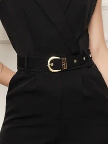 Women Jumpsuits - 黑色 - 查看 3
