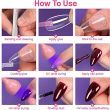 1 件 UV 美甲灯，4 级 LED 便携式凝胶抛光烘干机，黑色/粉色/白色，灵活耐用，适合指甲油固化灯鹅颈闪光固化灯，适用于美甲沙龙和家庭使用 1 件小型美甲灯，带夹子，可弯曲，高度灵活，USB 供电，一体式启动 - 粉色 - 查看 7