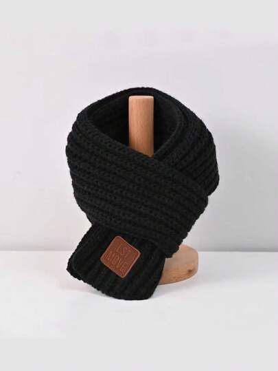 New Arrival Children's Scarf, Autumn/winter, Fashionable Knitted Candy Color Unisex Scarf For Kids, Keep Warm