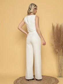 Women Two-piece Outfits - 白色 - 查看 2