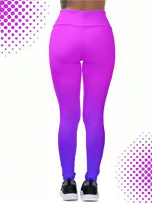 Women Sports Leggings - 粉色 - 查看 4