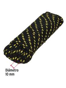Braided Polypropylene Line, Multicolor, 10mm X 30m PIO-1030 - Black - View 3