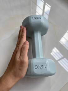 1pc Home Gym Women's Indoor Yoga Training Exercise Hexagonal Dumbbell For Arm Muscle