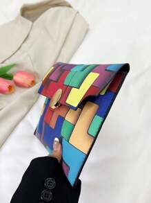 Luxury Dinner Bag, Evening Bag Glamorous, Elegant, Exquisite, Quiet Luxury 1pc Colorful Women's Clutch Bag Square Bag For Lady, Woman, For Party Girl, Bride Perfect for Party, Wedding, Prom, Dinner/Banquet, Dinner/Banquet, Best Gift For Women Mom Teacher Friend Bridesmaid - Multicolor - View 6