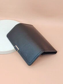 MINGYOU Elegant And Fashion Simple Preppy Style PU Double Wallet Sweet Cute Multi-Feature Check Card Holder Small And Easy To Carry Slim Portable Cash White-Collar Workers For Female College Work Business Commute Office For Anniversary For Couple For Birthday Gift On Valentine Day Gift Gift For Women Wallet Purse Wallet Long Wallet