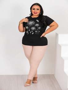 Women T-Shirts - 黑色 - 查看 2