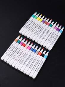 24色美甲马克笔，Y2K美学美甲设计笔，涂鸦美甲马克笔，可用于绘制花朵、卡通、线条、细节，DIY抽象美甲，美甲用品