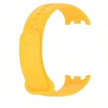 حزام الساعة سيليكون حزام 8 متوافق مع Xiaomi Mi Band - أصفر - مشاهدة 3