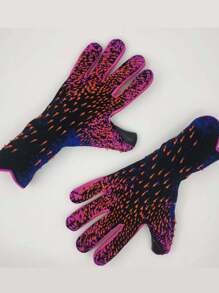 1pair Adult Football Goalkeeper Gloves With Finger Protection, Slip-resistant & Wear-resistant For Training