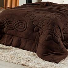 Kit Coberdrom Cobertor Floral Hibisco KING Size 03 Peças - Edredom Dupla Face Manta Microfibra Mantinha Quente Macia para Inverno Frio