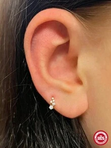 SereneSpark Hoa tai Hoop tinh mỹ - Vàng - Xem 4