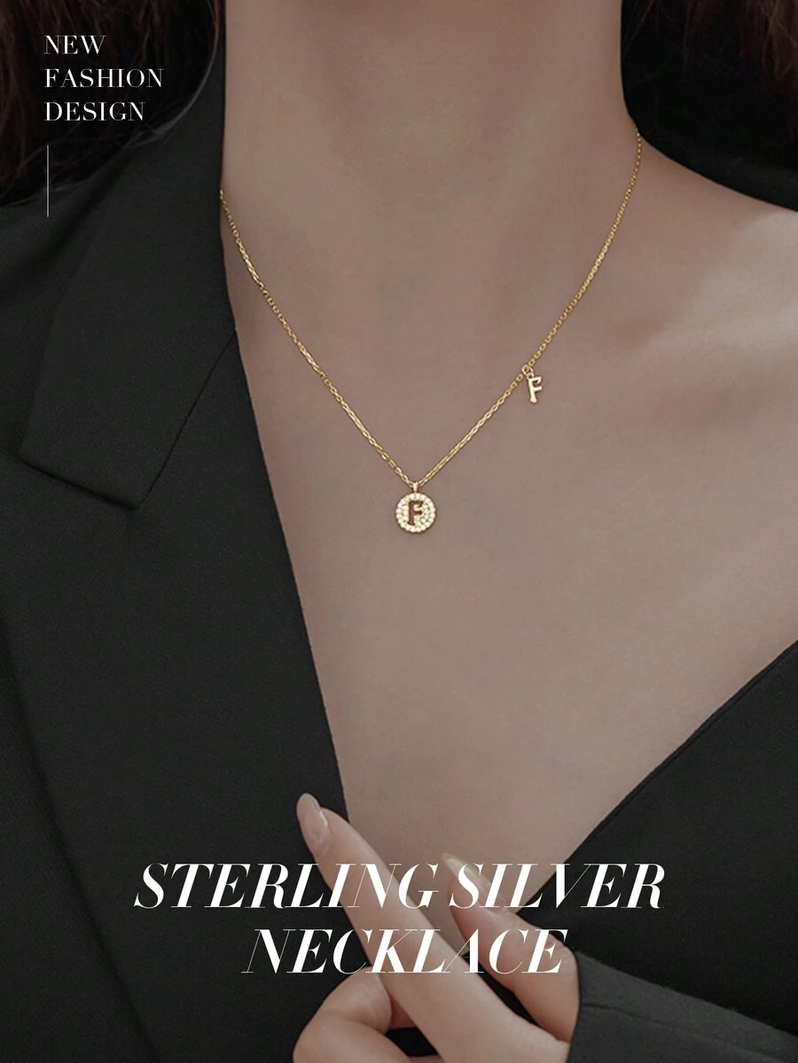 Dây chuyền mặt dây chuyền tinh mỹ - Vàng - Xem 1