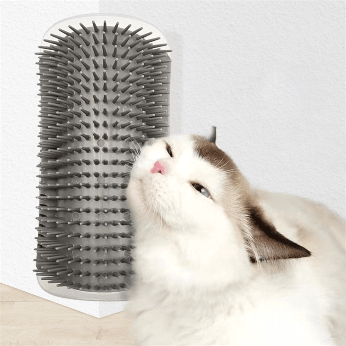 1pc Cat Self Groomer Comb, Cat Wall Scratcher For Indoor Cats, Cat