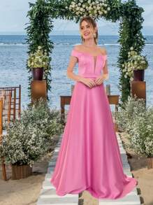 Women Prom & Evening Dresses - Pink - View 1