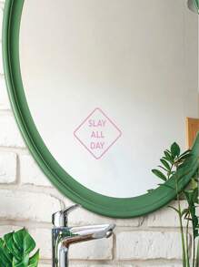 RandySticker Slay All Day Sticker Waterproof Vinyl Sticker Window Car Bumper Decal | Motivational Quote | Gift - Pink - View 2