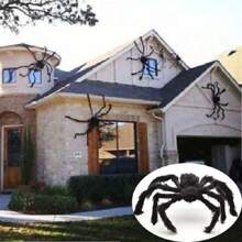 1pc 30/200cm Black Spider Halloween Decoration, Indoor & Outdoor Giant Prop - Black - View 1