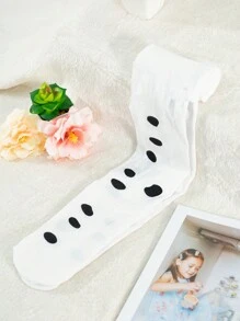1 Pair Stockings For Daily Life Different Designs - Multicolor - View 1