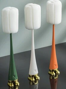 1只長柄清潔刷,適用於杯子,玻璃,瓶子,廚房海綿刷,家居清潔