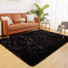 Decorative Rug 120 X 160 Cm Living Room And Bedroom - 黑色 - 查看 3