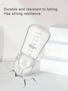 1 Miếng Em bé Rộng Cái cổ PP Chai , , Thích hợp Đối với Trẻ sơ sinh Đến Uống Sữa Và Nước - Màu be - Xem 7