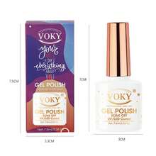 全新 VOKY 7.5ML 多边形凝胶指甲油 UV LED 可剥凝胶指甲油美甲用品家居 DIY 派对礼品 - 粉色 - 查看 4