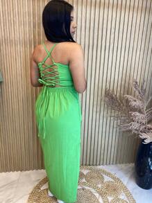 Women Dresses - 薄荷綠 - 查看 2