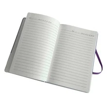 Life Is Glowing Lilac Striped Notebook - 9x14cm - Lilac Purple - View 4