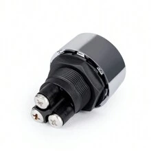Động cơ xe Một chìa khóa Công tắc Nút không chìa khóa DC 12V/24V Đua xe Đẩy Đánh Lửa Công tắc - màu xanh lá - Xem 5