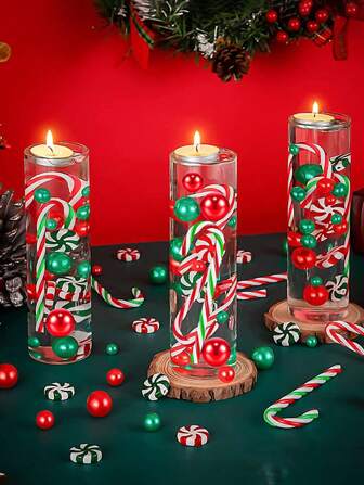 1 件圣诞花卉花瓶填充物水珠果冻家庭派对节日装饰材料，万圣节，万圣节装饰