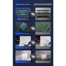 L型頭60w 16.5v 3.65a 適用於蘋果電腦充電器,適用於macbook Air和pro筆記本電腦,快速充電,方形電源適配器,電纜長度為1.7米,美規插頭,兼容a1278,a1181,a1184,a1344,a1330,a1342 - 白色 - 查看 6