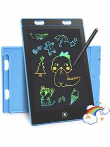 Pizarrón Mágico 12  pulgadas Tablet Dibujo Escribir Pluma - Azul - Ver 2