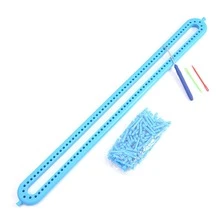 1件針織工具,diy針織機,可編織圓形和矩形手工編織物(可自行安裝) - 彩色 - 查看 7