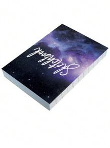 1pc Sketchbook/Drawing Pad With Starry Sky Design Back To School,Mother's Day,Mom's Gift