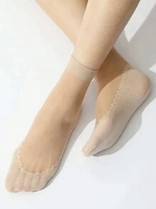 Lot De 5 Paires De Chaussettes Femme Respirantes Et Antidérapantes Pour La Vie Quotidienne