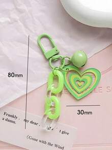 Dây đeo & móc khóa nữ - màu xanh lá - Xem 3