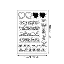 1pc Transparent Stamp - Inner Voice - Silver - View 2