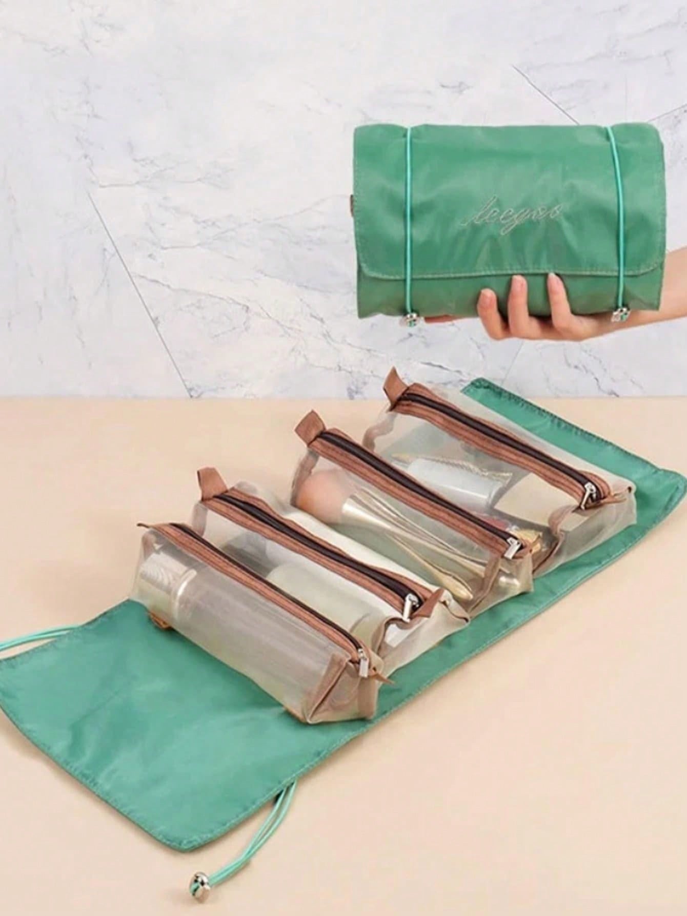 1pc Foldable Travel Storage Bag,Makeup & Cosmetic Travel Bag With