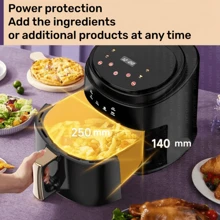 1 pc Karingbee  Air Fryer 1400W 8L Large capacity 6 in 1 Digital Touchscreen For Oil Free Healthy Meals