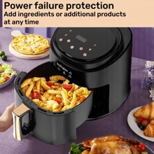 1 pc Karingbee  Air Fryer 1400W 8L Large capacity 6 in 1 Digital Touchscreen For Oil Free Healthy Meals